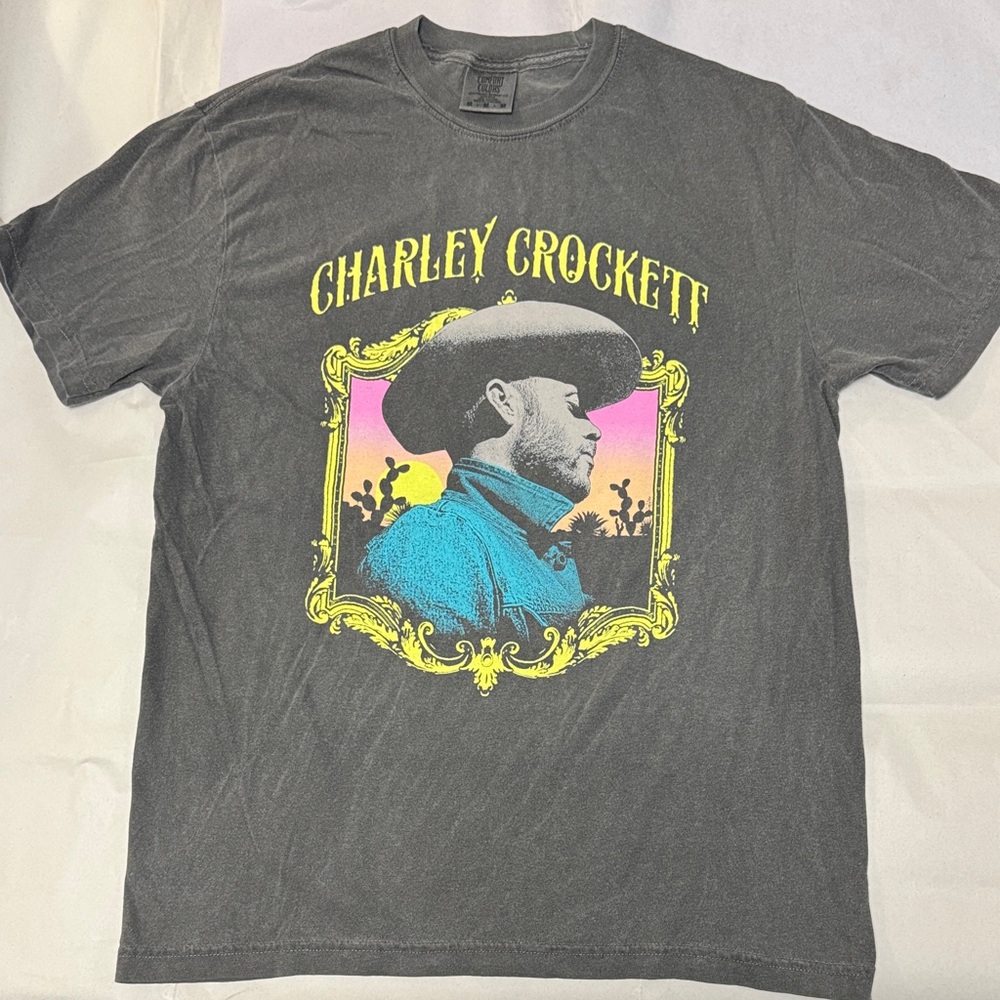 Comfort Colors Charley Crockett 2024 concert series t-shirt